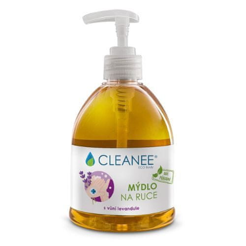 Isokor CLEANEE ECO Body 100% prírodné mydlo na ruky s vôňou levandule 500 ml